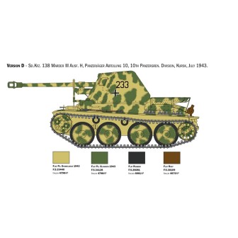 MARDER III Ausf. H Sd. Kfz 138 ITALERI 6566 ESCALA 1/35