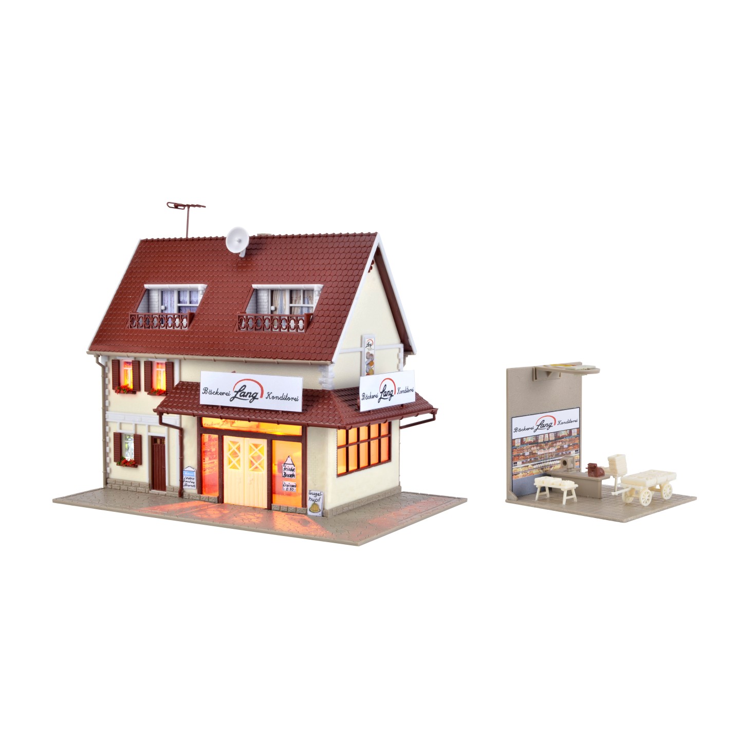 PANADERIA CON ILUMINACION LED VOLLMER 43633 ESCALA H0