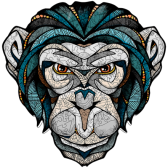 PUZZLE DE MADERA CHIMPANCE S