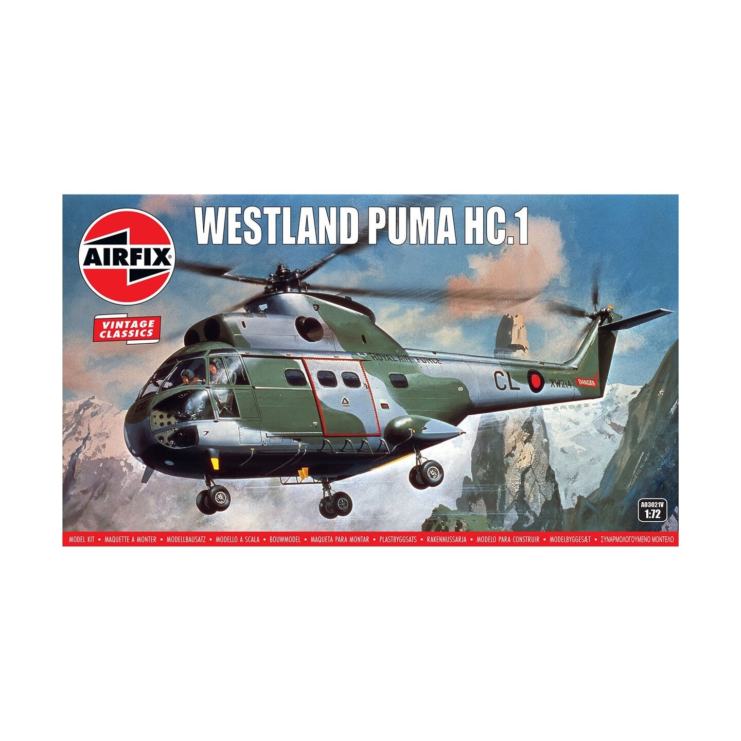 HELICOPTERO WESTLAND PUMA HC.1 AIRFIX A03021V ESCALA 1/72