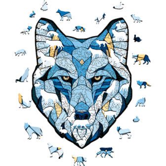 PUZZLE DE MADERA LOBO M