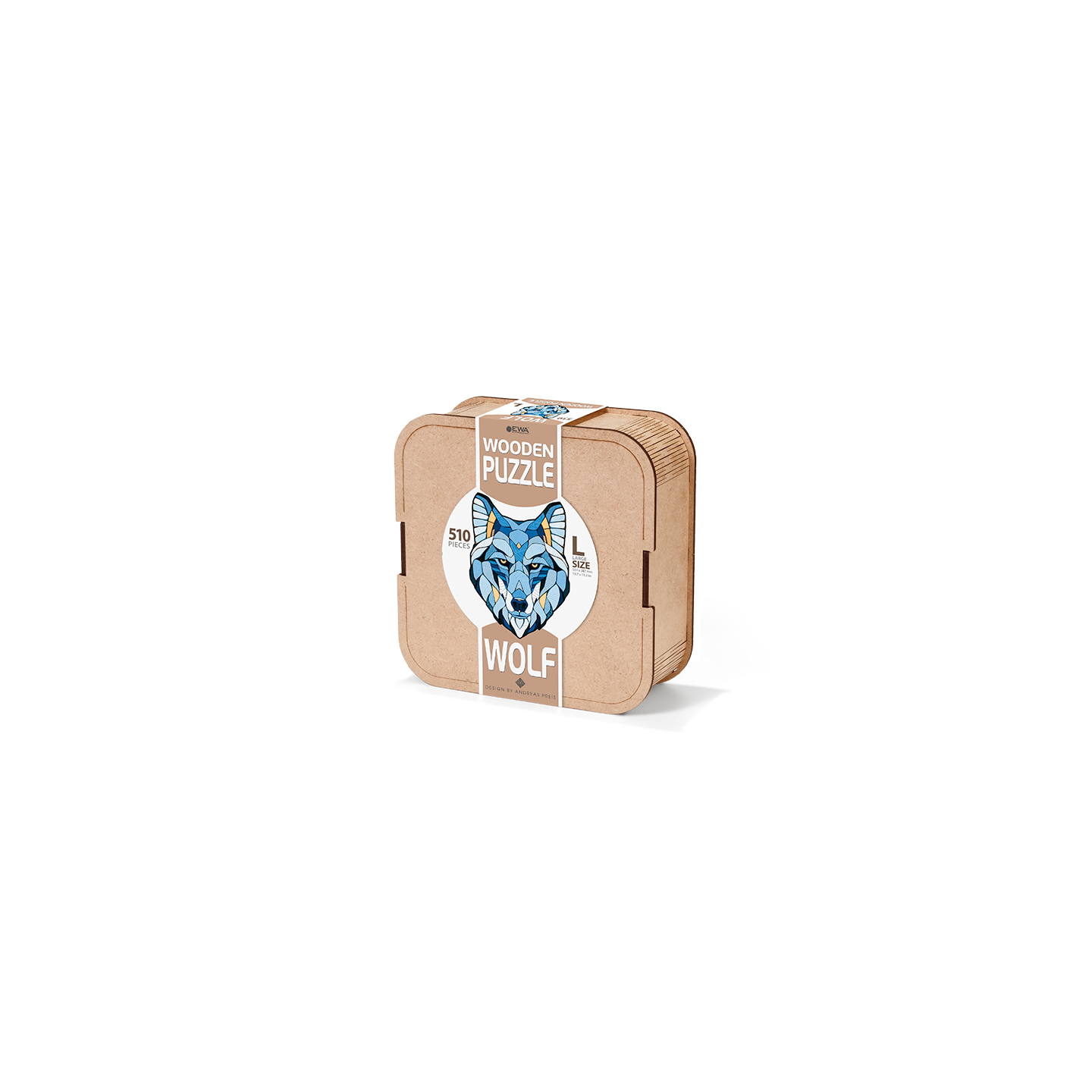 PUZZLE DE MADERA LOBO L