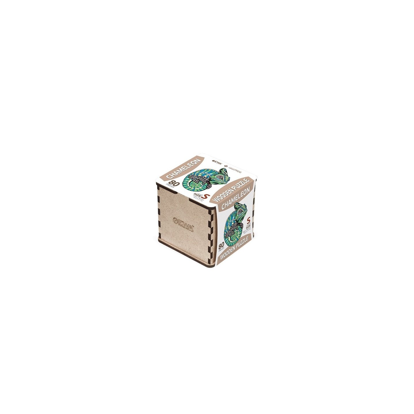 PUZZLE DE MADERA CAMALEON S
