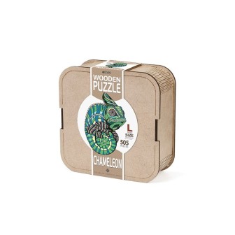 PUZZLE DE MADERA CAMALEON L