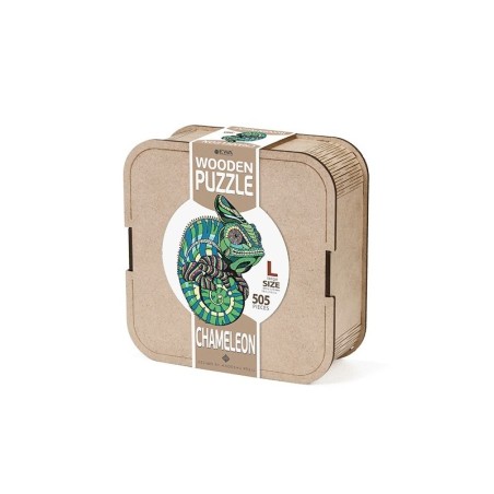 PUZZLE DE MADERA CAMALEON L