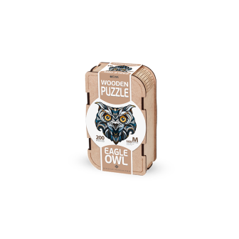 PUZZLE DE MADERA BUHO REAL  M