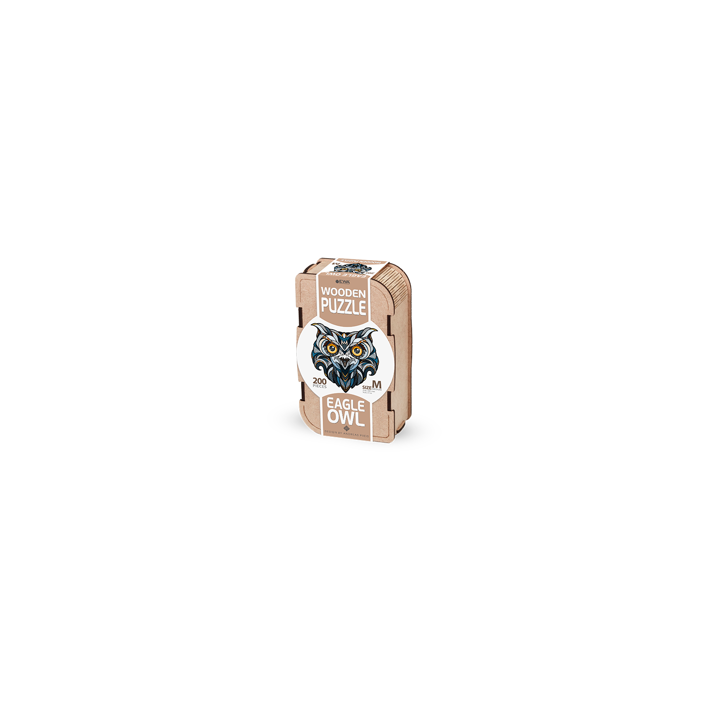 PUZZLE DE MADERA BUHO REAL  M
