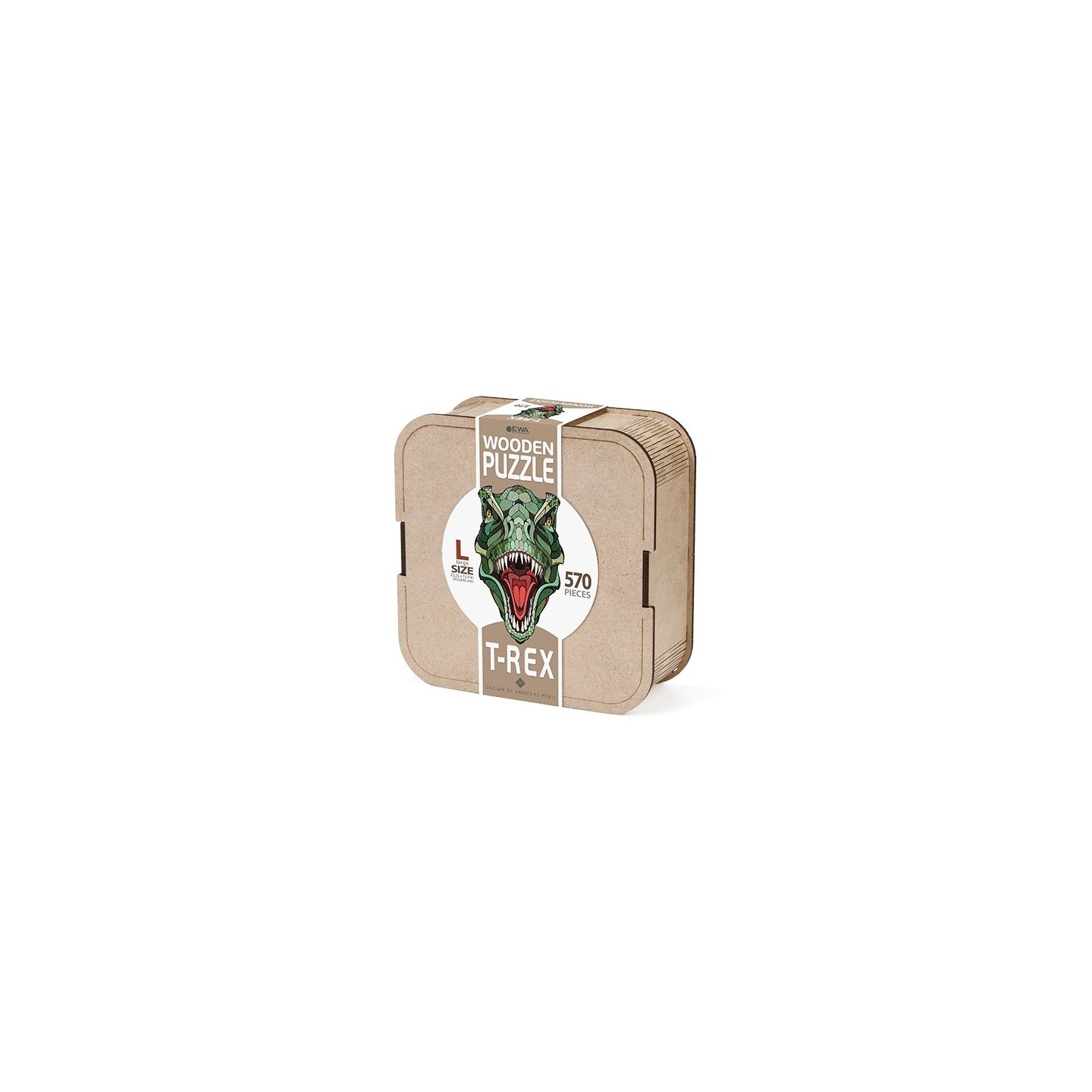 PUZZLE T-REX MADERA L