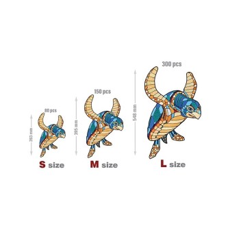 PUZZLE TORTUGA MADERA M