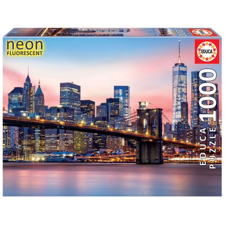 PUZZLE PUENTE DE BROOKLYN 1000 DE NEON EDUCA 19269