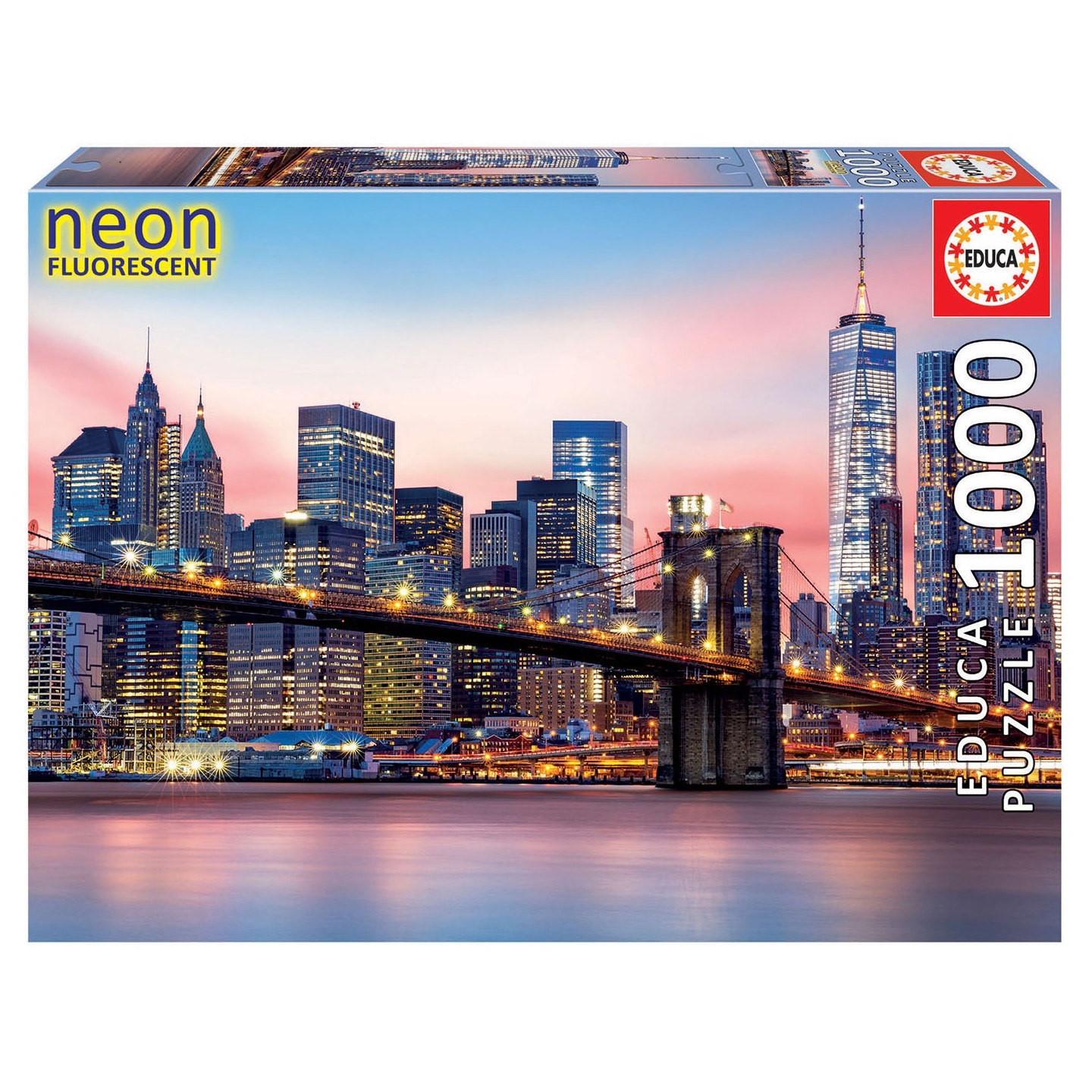 PUZZLE PUENTE DE BROOKLYN 1000 DE NEON EDUCA 19269