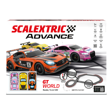 CIRCUITO GT WORLD SCALEXTRIC ADVANCE E10435S500 1/32