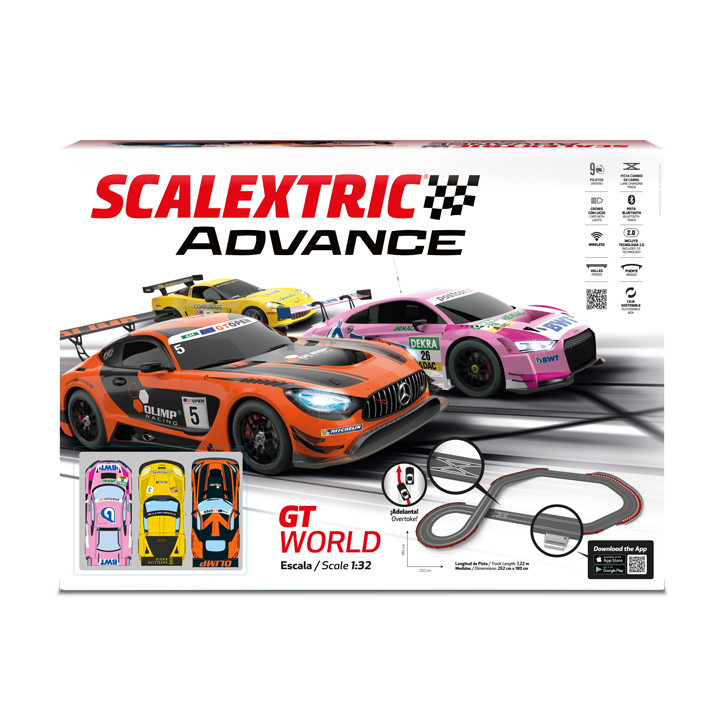 CIRCUITO GT WORLD SCALEXTRIC ADVANCE E10435S500 1/32