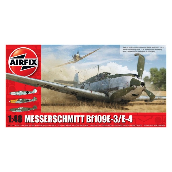 MESSERSCHMITT Me109E-4/E-1 AIRFIX A05120B ESCALA 1/48