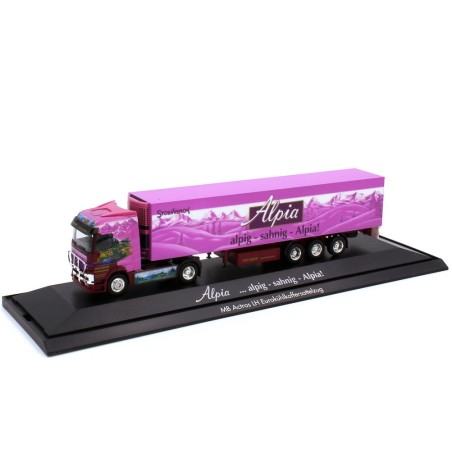 CAMIÓN MERCEDES ACTROS SATTELZUG ALPIA SAHNIN ALPIA HERPA 187862 ESCALA 1/87