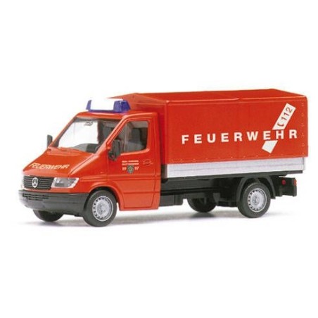 MERCEDES SPRINTER PRITSCHEN/PLANES 2a HERPA 188203 ESCALA 1/87