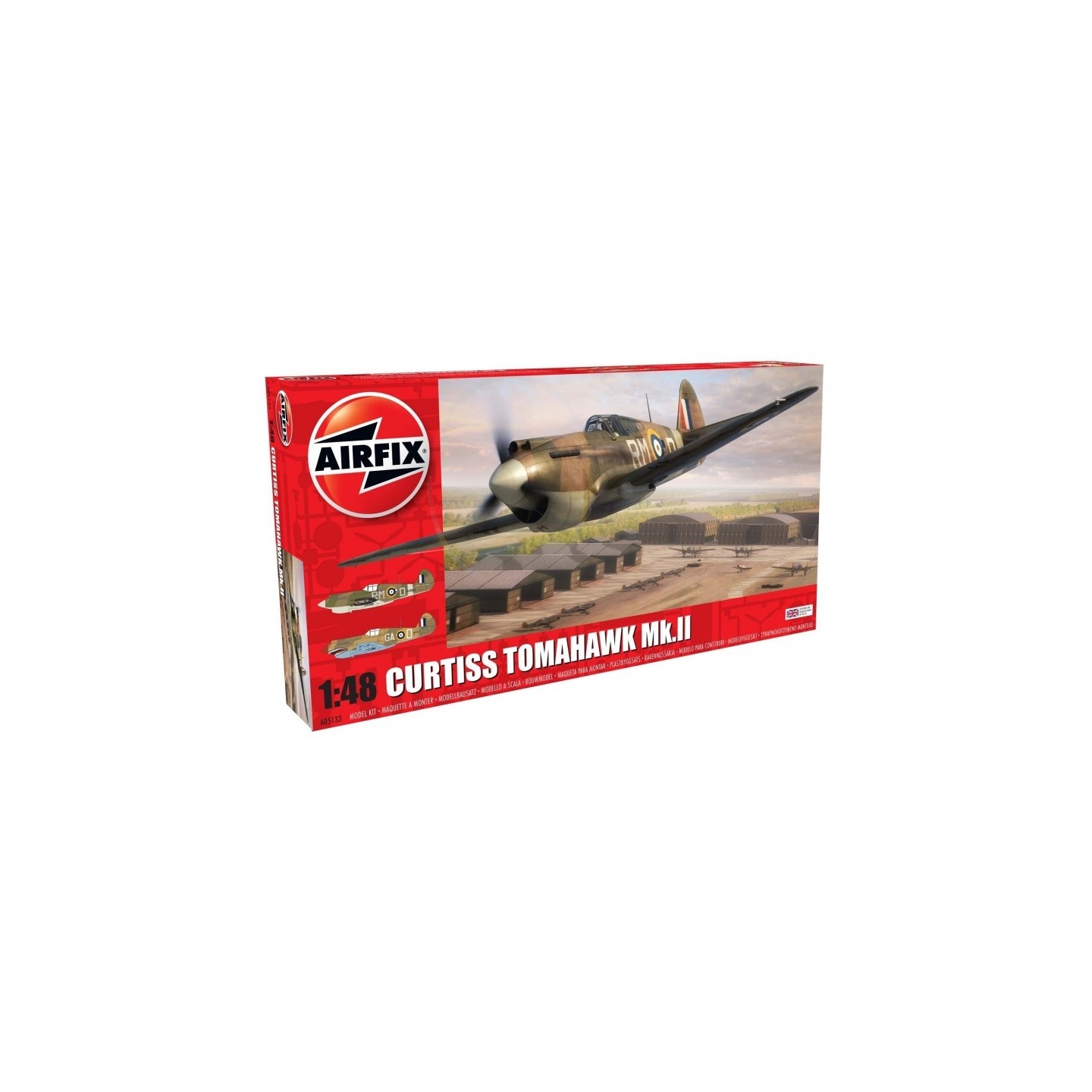 CURTISS TOMAHAWK Mk.II AIRFIX A05133A ESCALA 1/48