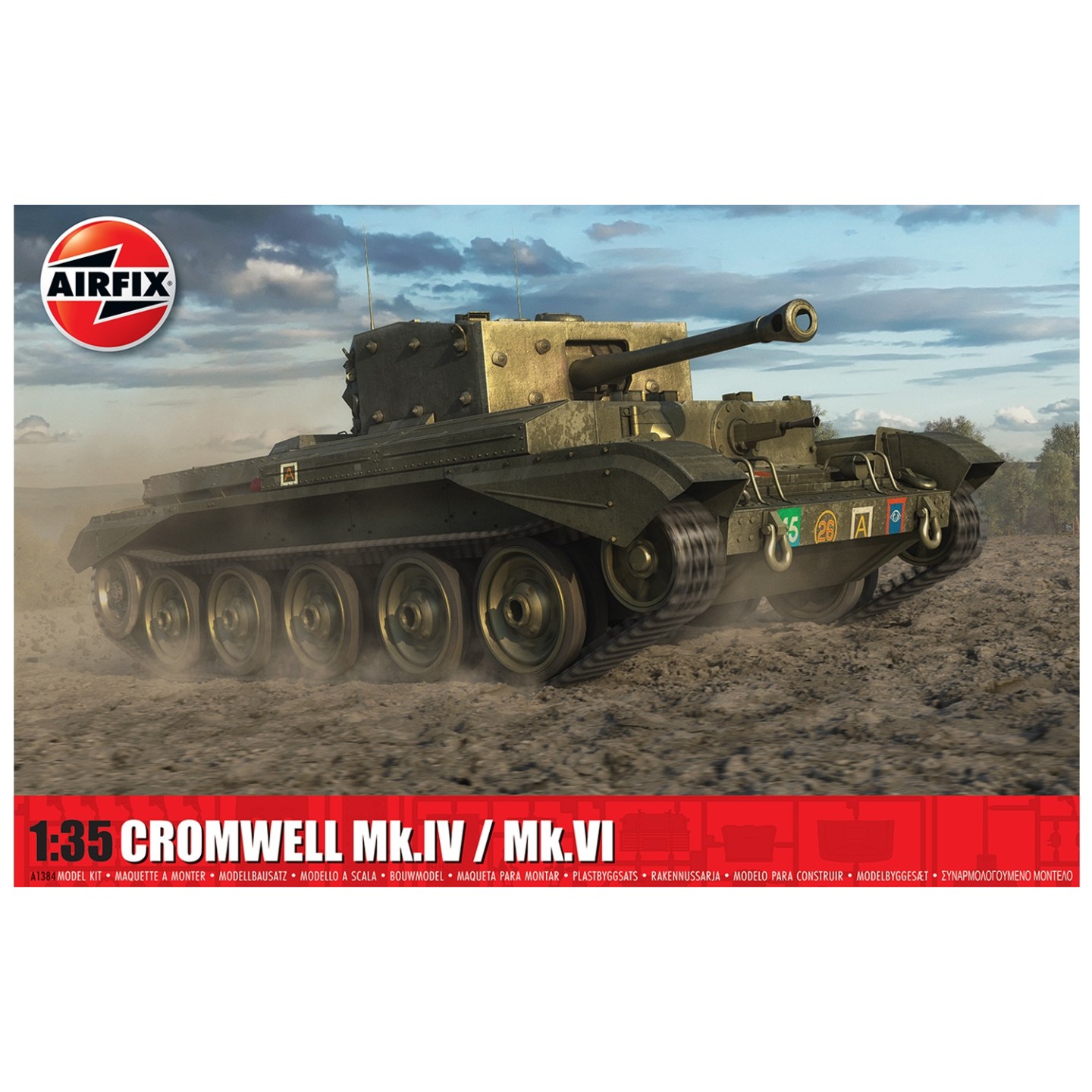 CRUISER Mk.IV/VI A 27M AIRFIX A1384 ESCALA 1/35