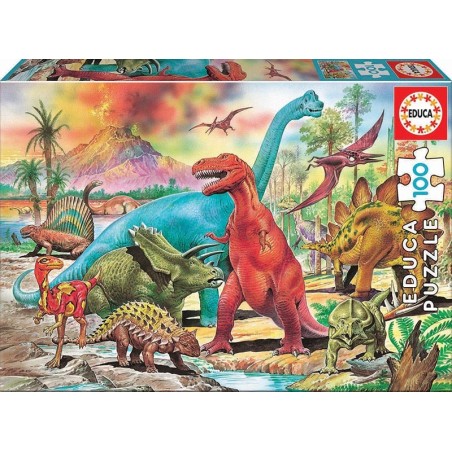 PUZZLE DINOSAURIOS 100 EDUCA 13179