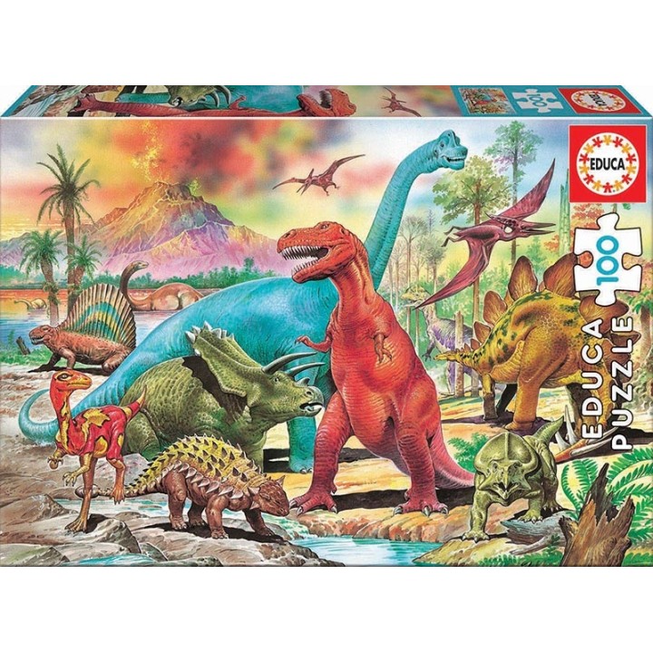 PUZZLE DINOSAURIOS 100 EDUCA 13179