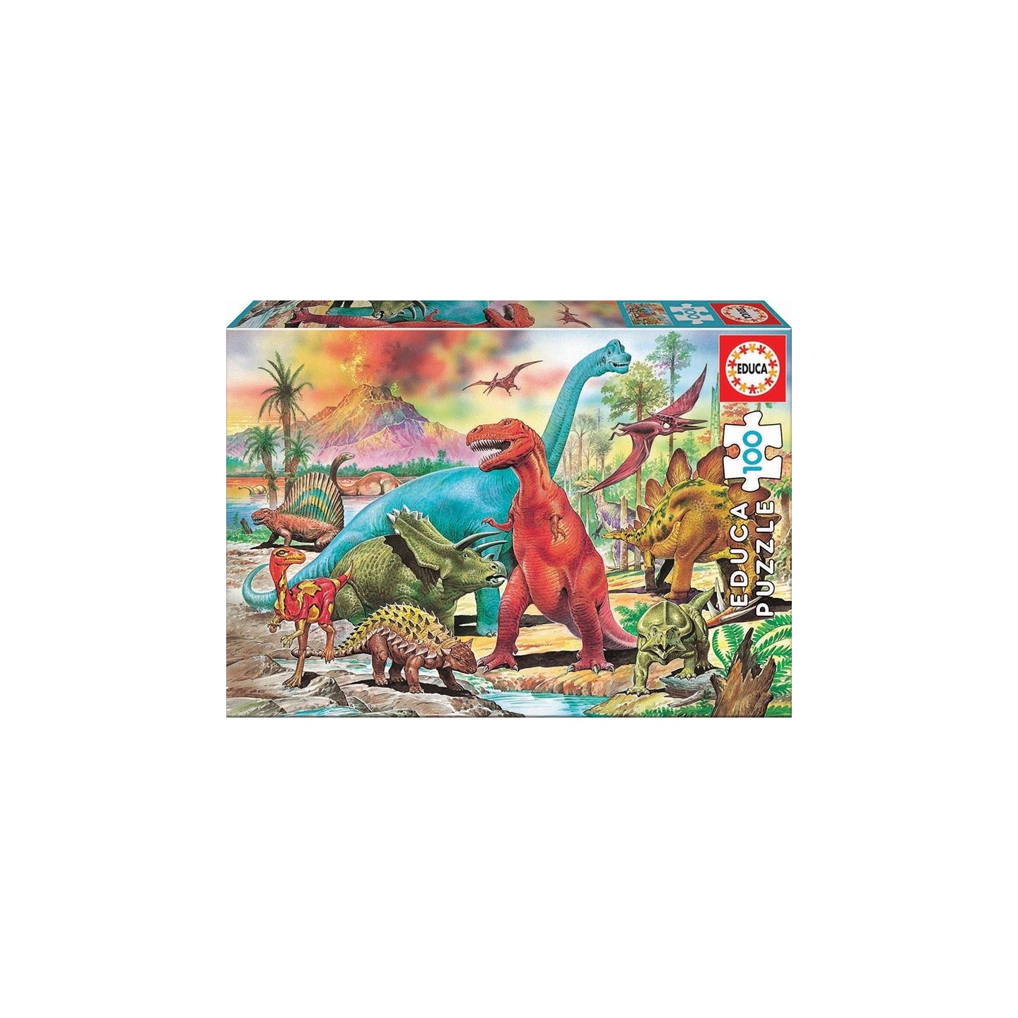 PUZZLE DINOSAURIOS 100 EDUCA 13179