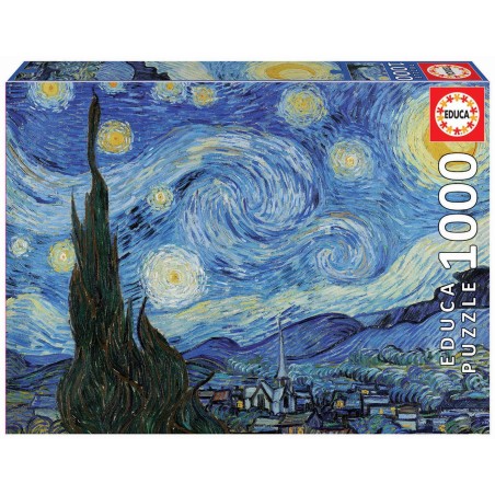 PUZZLE LA NOCHE ESTRELLADA VICENT VAN GOGH 1000 EDUCA 19263