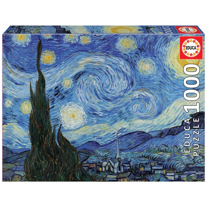 PUZZLE LA NOCHE ESTRELLADA VICENT VAN GOGH 1000 EDUCA 19263