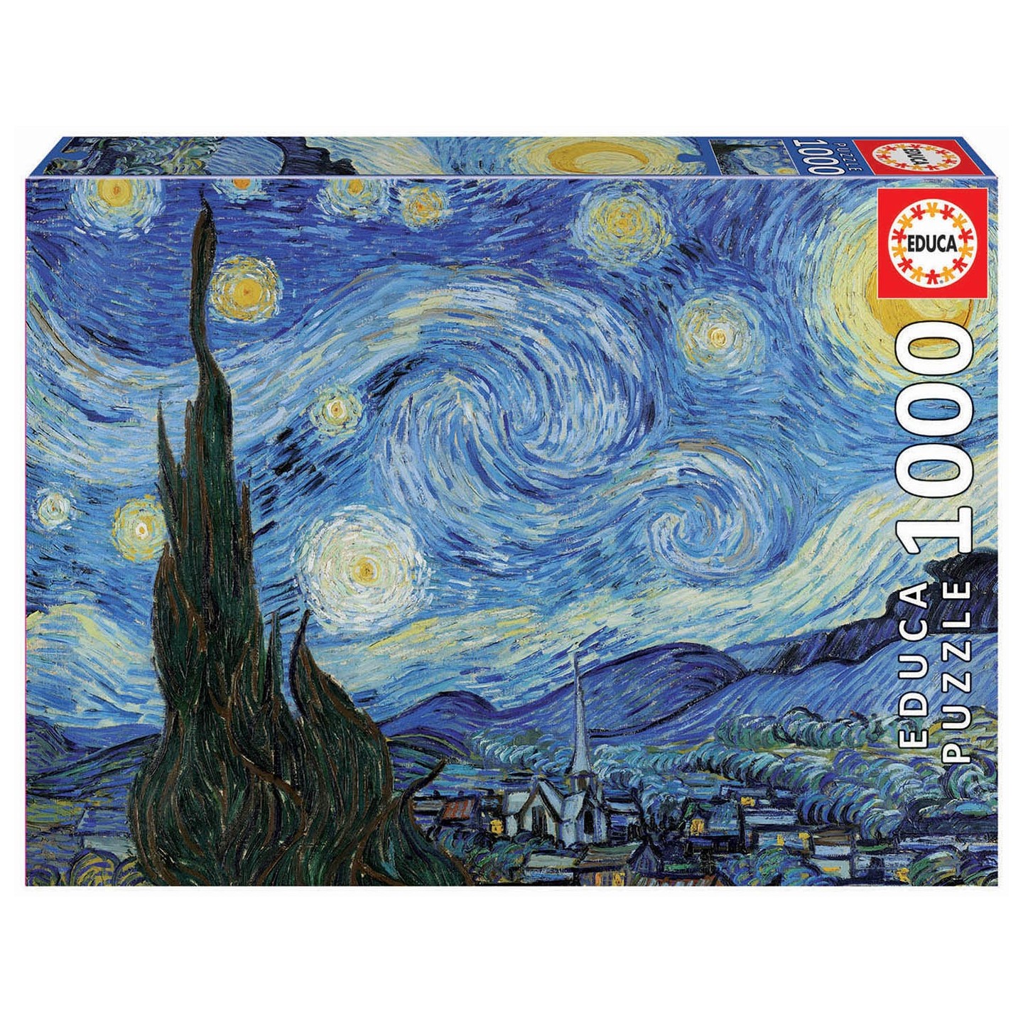 PUZZLE LA NOCHE ESTRELLADA VICENT VAN GOGH 1000 EDUCA 19263