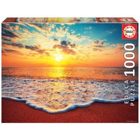 PUZZLE ATARDECER EN LA PLAYA 1000 EDUCA 19024