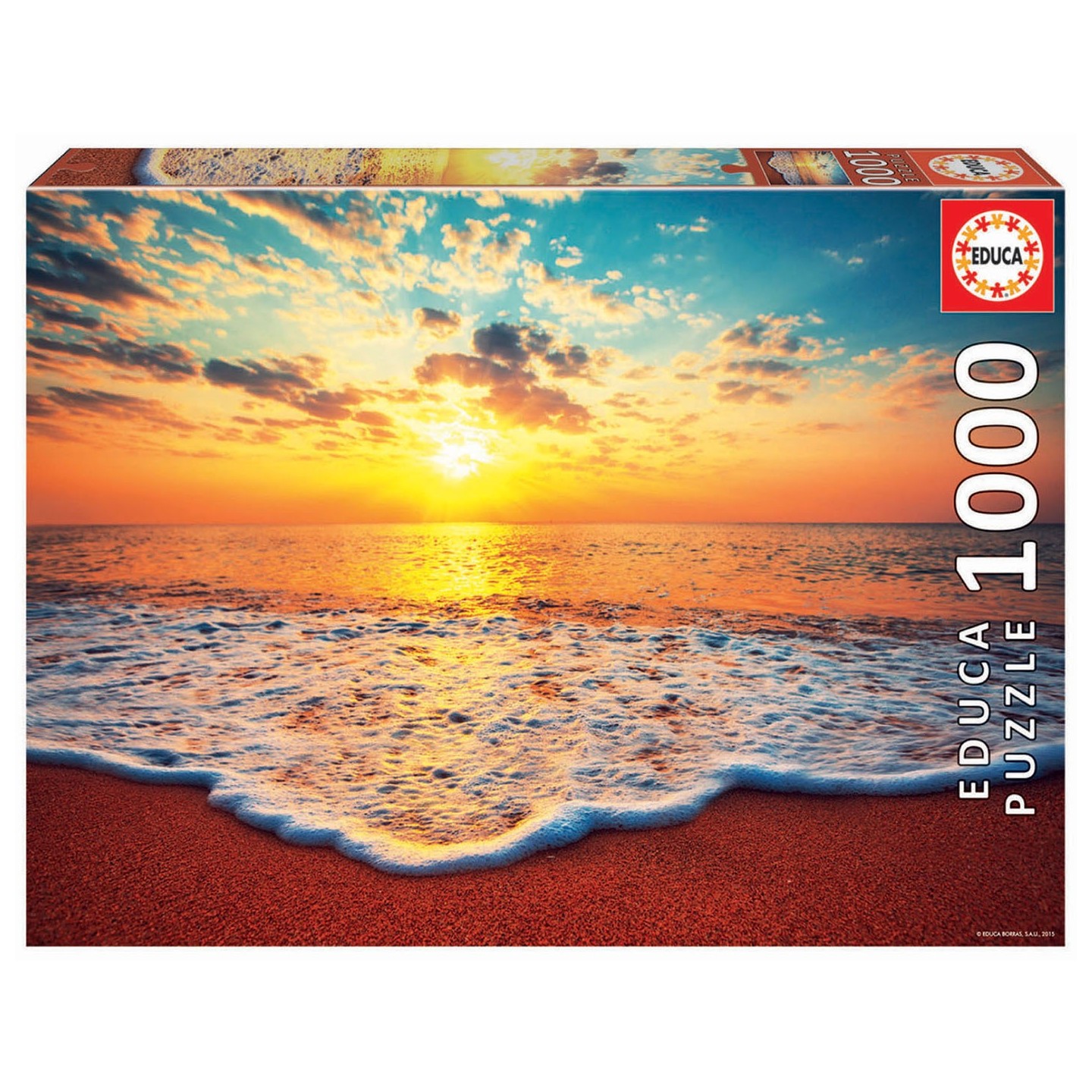 PUZZLE ATARDECER EN LA PLAYA 1000 EDUCA 19024