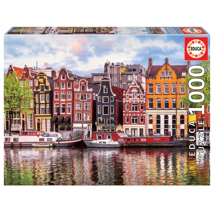 PUZZLE CASAS DANZANTES, AMSTERDAM 1000 EDUCA 18458