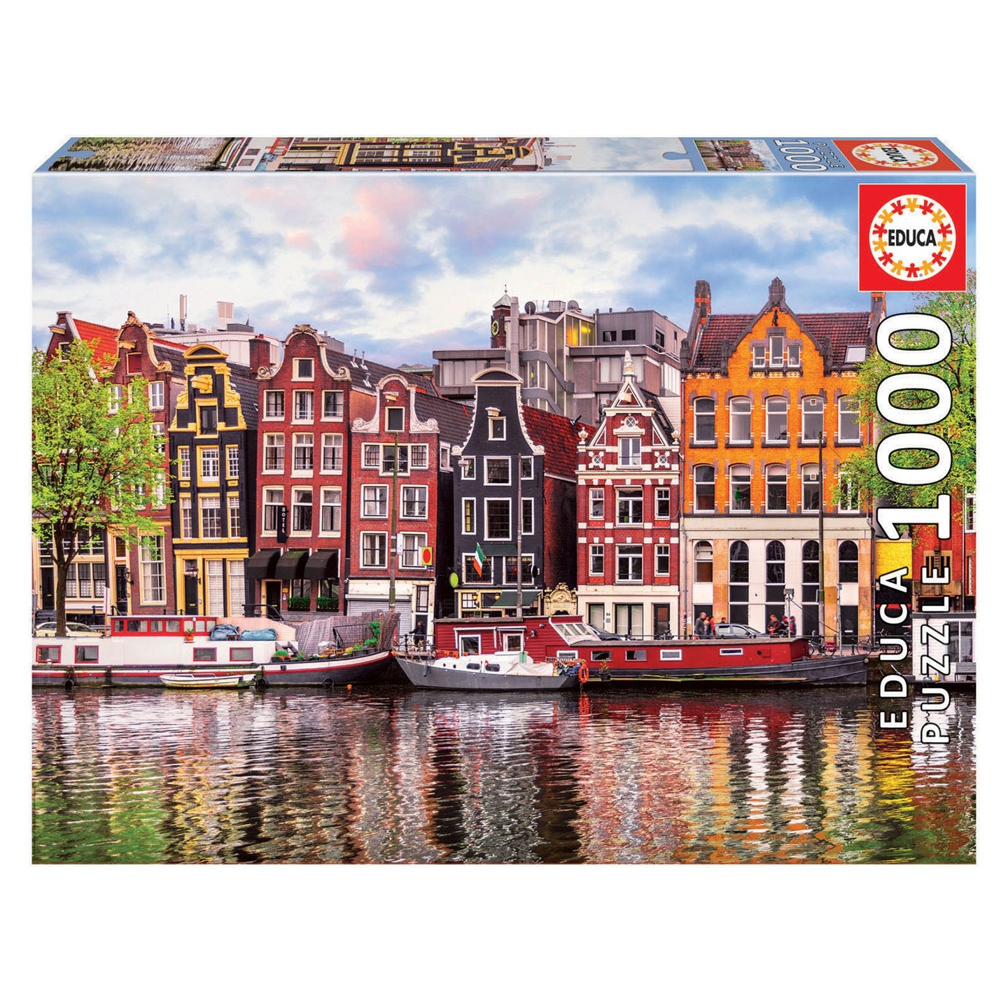 PUZZLE CASAS DANZANTES, AMSTERDAM 1000 EDUCA 18458