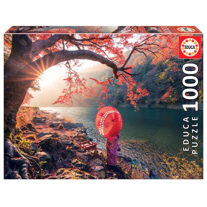 PUZZLE AMANECER EN EL RÍO KATSURA, JAPÓN 1000 EDUCA 18455
