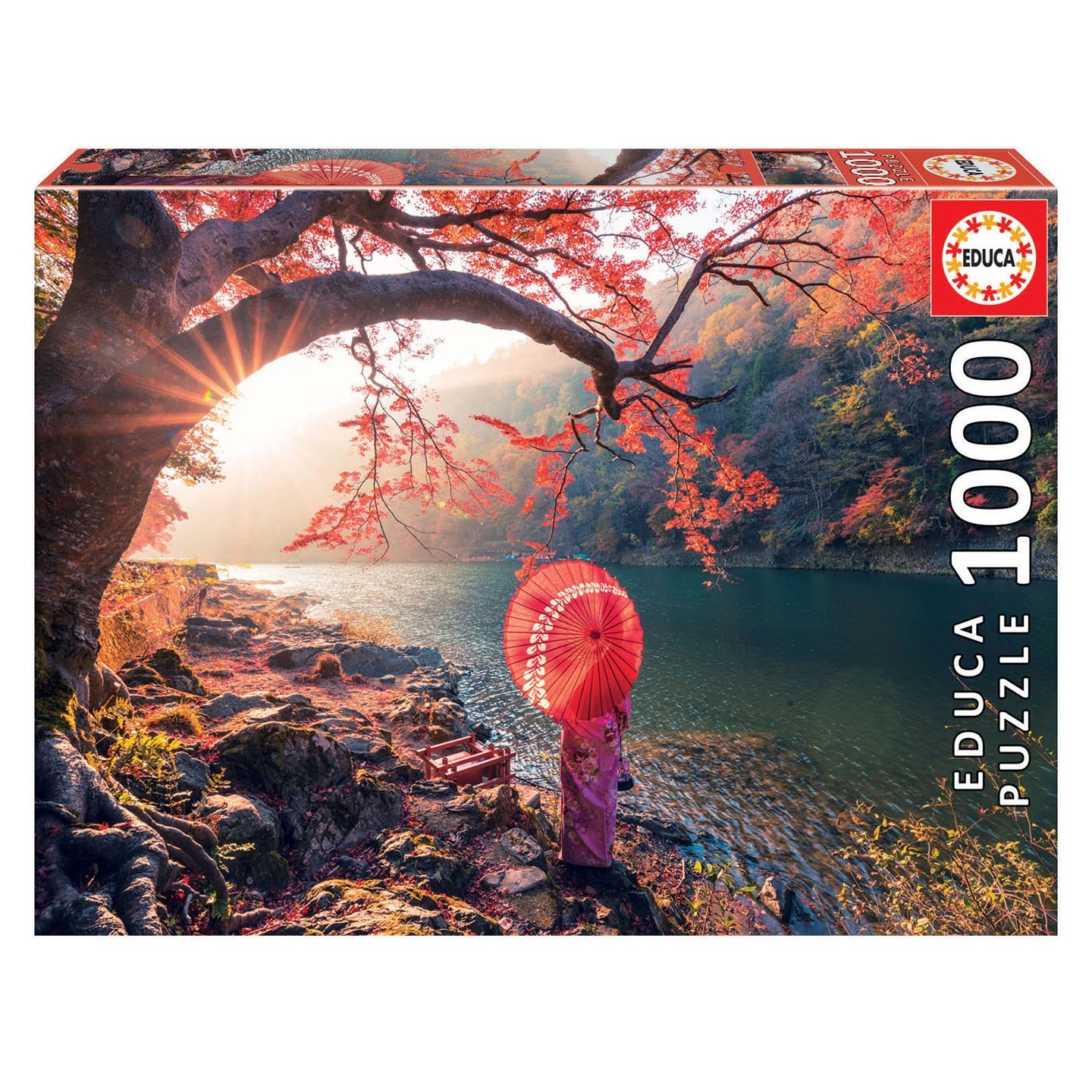 PUZZLE AMANECER EN EL RÍO KATSURA, JAPÓN 1000 EDUCA 18455
