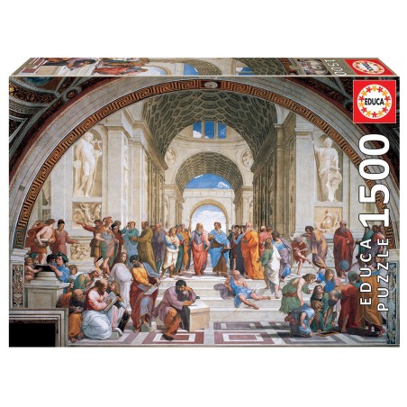 PUZZLE ESCUELA DE ATENAS, RAFAEL 1500 EDUCA 19273
