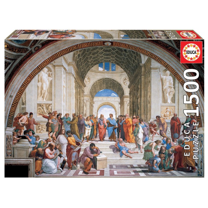 PUZZLE ESCUELA DE ATENAS, RAFAEL 1500 EDUCA 19273