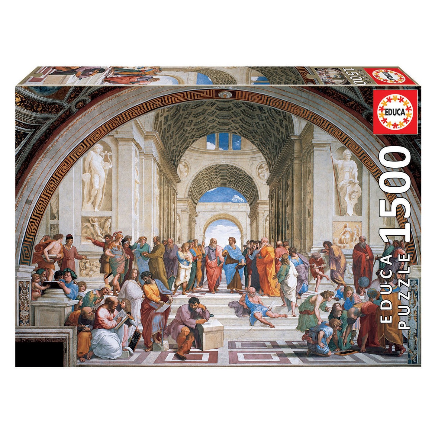 PUZZLE ESCUELA DE ATENAS, RAFAEL 1500 EDUCA 19273