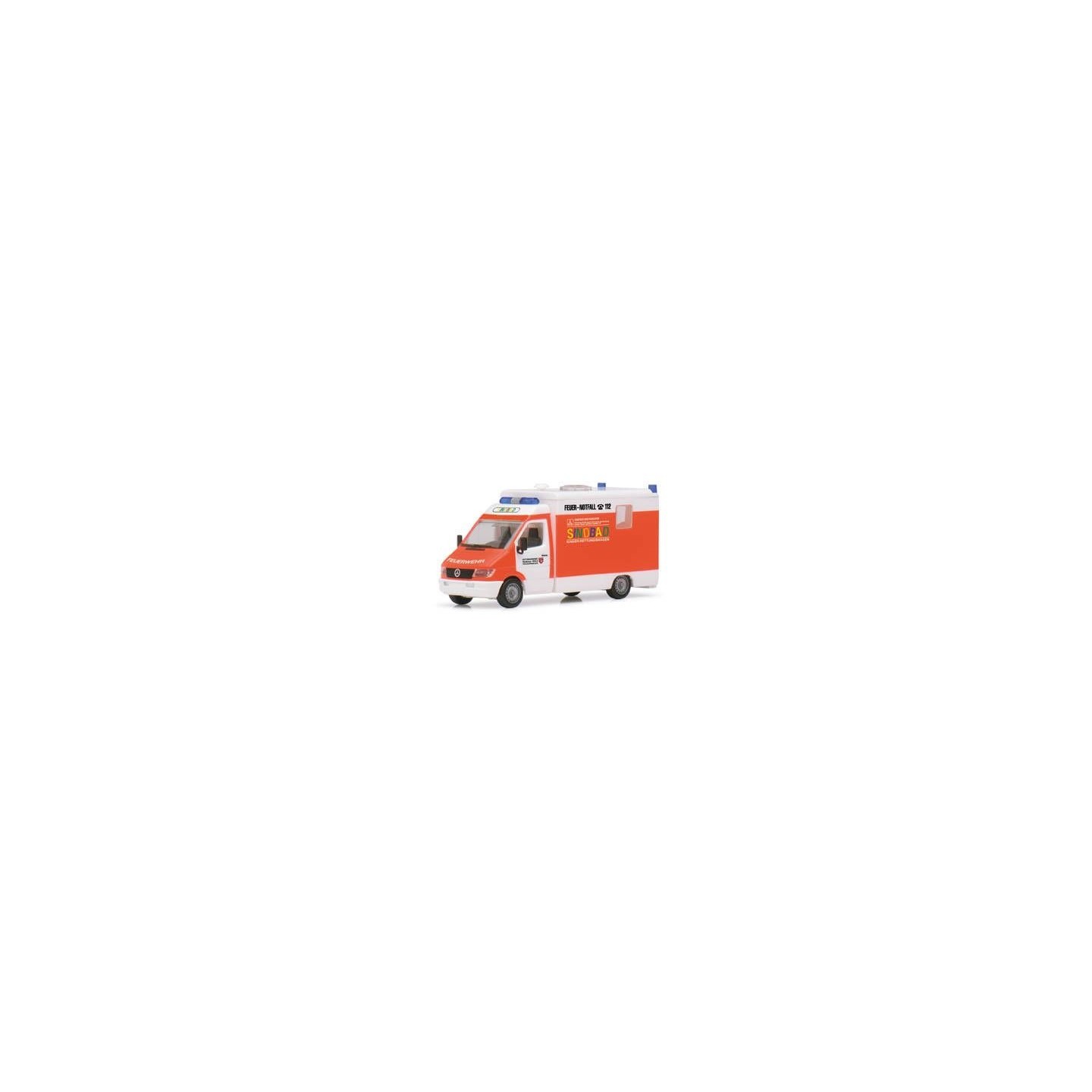 MERCEDES-BENZ SPRINTER AMBULANCIA HERPA 189330 ESCALA 1/87