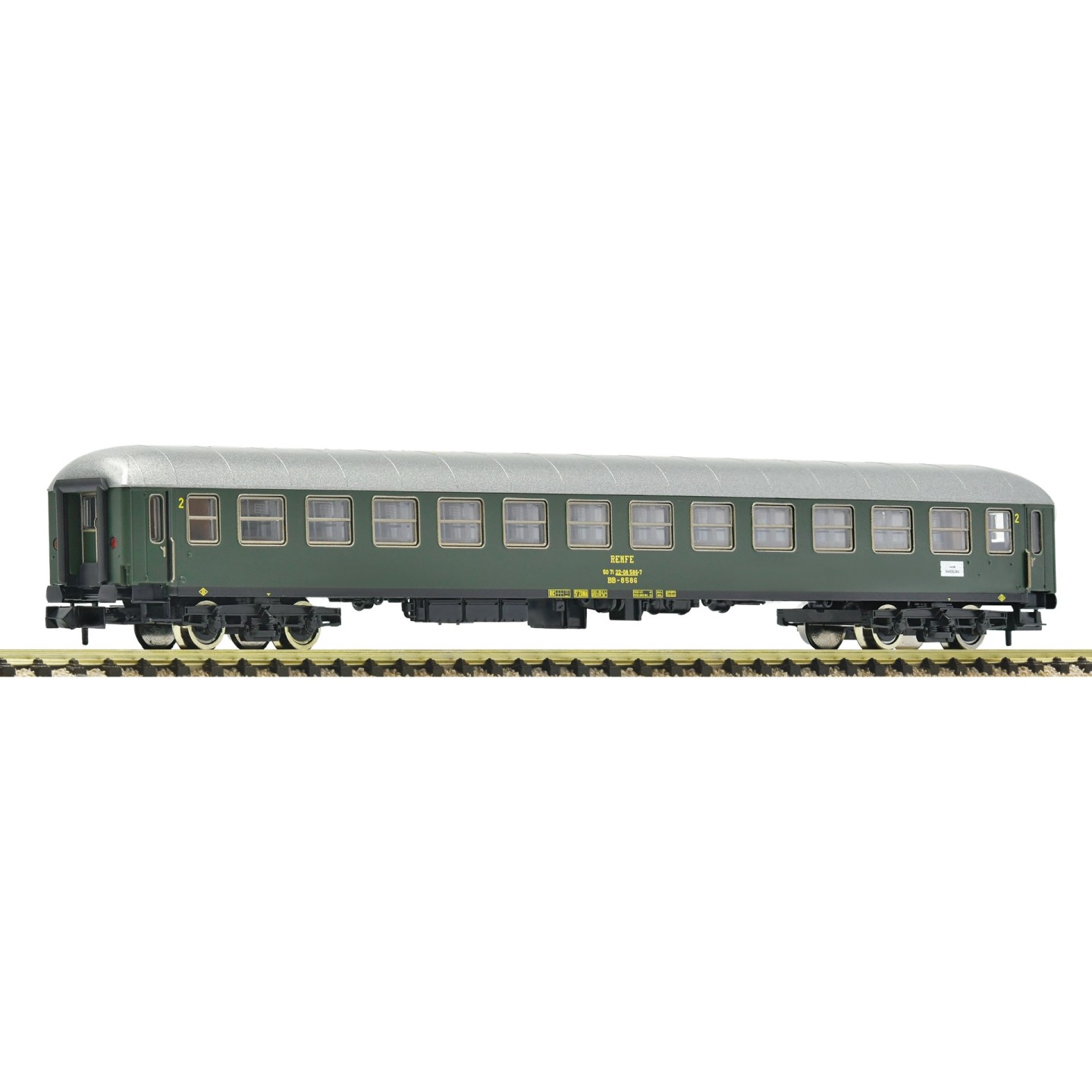 COCHE 2ª CLASE TREN EXPRESO" RENFE FLEISCHMANN 863903 ESCALA N"