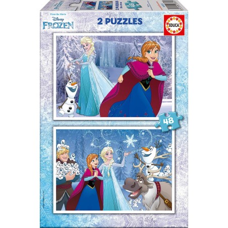 PUZZLE FROZEN 2X48 PIEZAS EDUCA 16852