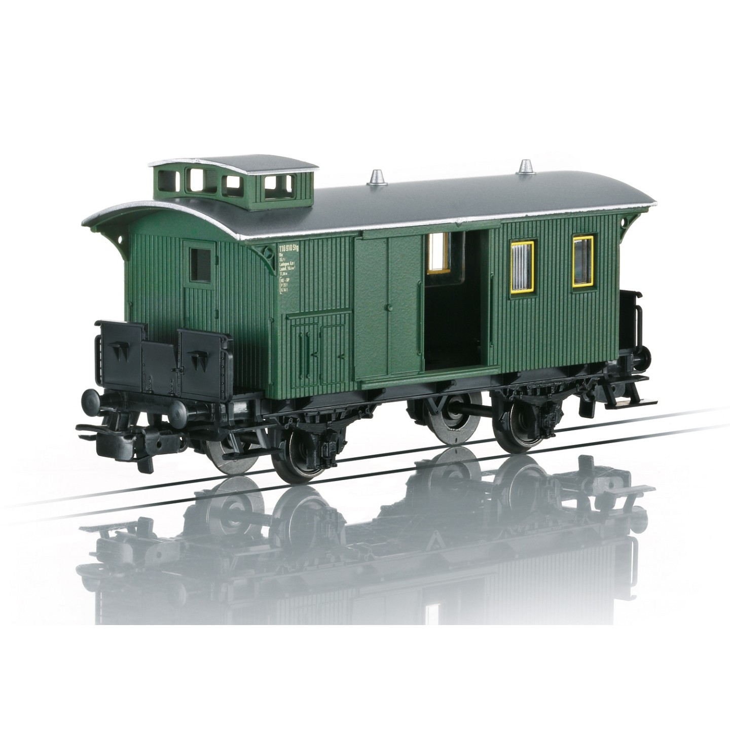 FURGÓN EQUIPAJES VERDE MARKLIN AC 4038 ESCALA H0