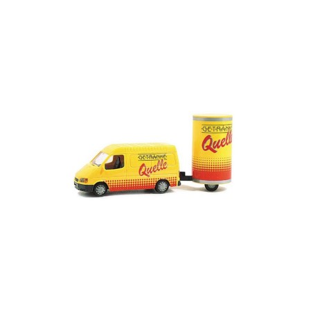 FURGONETA FROD TRANSIT GETRÄNKE QUELLE RIETZE 80092 ESCALA 1/87