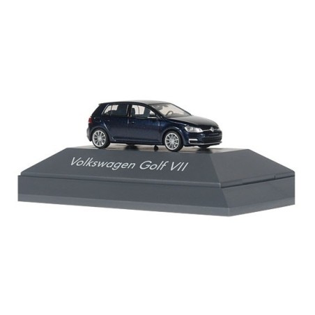 VOLKSWAGEN GOLF 7 4TÜRING TUNGSTEN AZUL MARINO RIETZE 21825 ESCALA 1/87