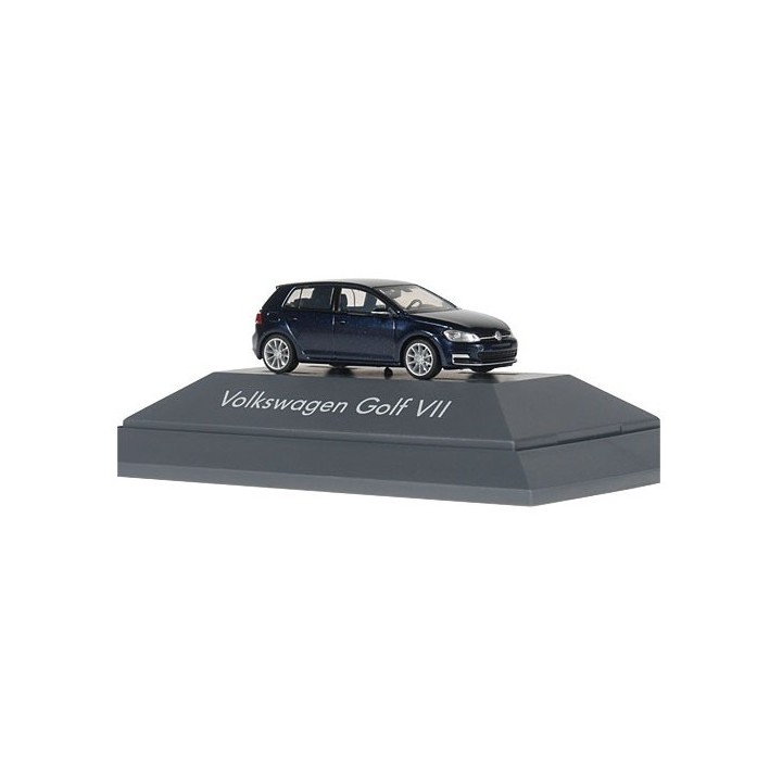 VOLKSWAGEN GOLF 7 4TÜRING TUNGSTEN AZUL MARINO RIETZE 21825 ESCALA 1/87