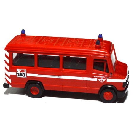MERCEDES 507 BOMBEROS DE SUIZA BUSCH 44349 ESCALA 1/87