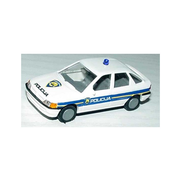 FORD ESCORT POLICIA DE CROACIA BUSCH 45730 ESCALA 1/87