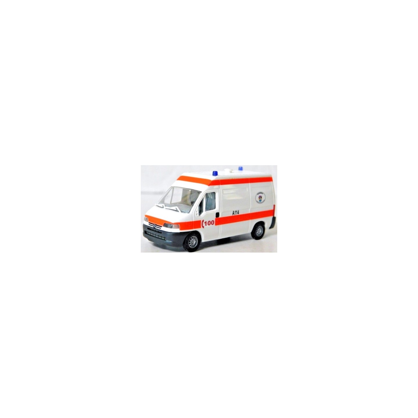PEUGEOT BOXER AMBULANCIA DE BELGICA BUSCH 47380 ESCALA 1/87