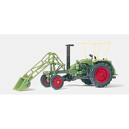 TRACTOR CON PALA PREISER 17928 ESCALA 1/87
