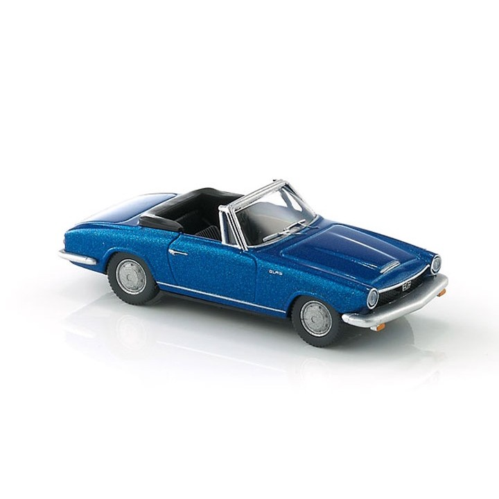 GLAS 1600 GT CABRIO AZUL WIKING 018649 ESCALA 1/87