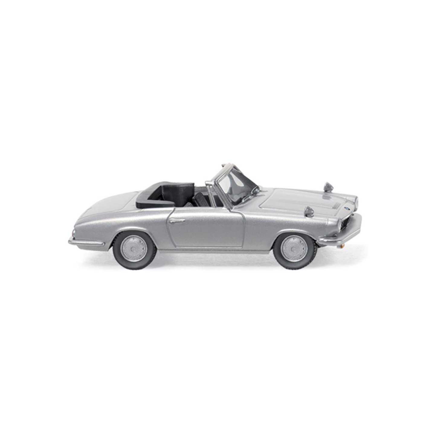 BMW 1600 GT CABRIO PLATEADO WIKING 018799 ESCALA 1/87